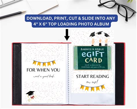 gift card graduation book